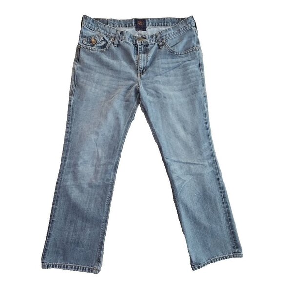 Rock & Republic Jeans Men's Size 36x30 Neil Cut Denim Blue Flap Pockets EUC - Picture 1 of 16